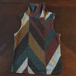 Multi colored turtleneck art class brand